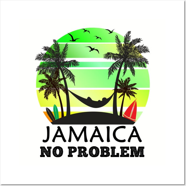 Jamaica No Problem Wall Art by Jamrock Designs